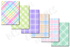 30 Easter digital paper Easter bunny egg hunt candy papers Product Image 2