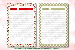 Cherry Printable Note Paper Cherries Writing Papers Notebook Product Image 2