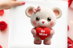 Patchwork Valentine Love Teddy Bear Product Image 1