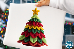Crochet Yarn Christmas Tree PNG sublimation Bundle/31 design Product Image 9