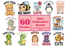 Funny Baby Quotes SVG Bundle, Newborn Sayings Product Image 2