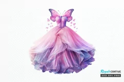 Pretty Fairy Dress PNG Clipart Product Image 1
