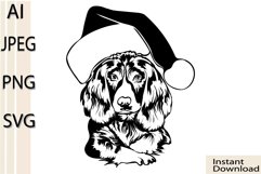 Christmas English springer spaniel/Dog Svg/Png/Jpg/Ai/Vector Product Image 1