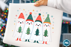 Christmas Ghost PNG, Spooky Christmas Product Image 1
