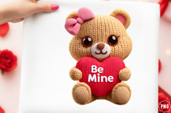 Patchwork Valentine Love Teddy Bear Product Image 1