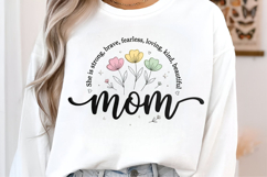 Mother's Day PNG, She is Strong Brave PNG Product Image 1