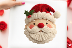 Yarn Crochet Christmas Png Santa Png Product Image 1
