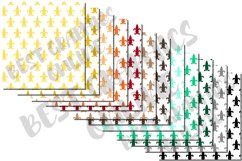 Fleur de lis digital papers Floral pattern background jpn Product Image 3