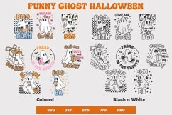 Funny Halloween Ghost svg &amp; sublimation Product Image 1