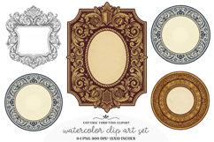 Empty Vintage Labels clipart Product Image 1