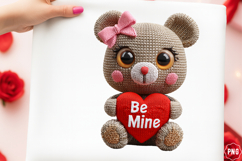 Patchwork Valentine Love Teddy Bear Product Image 1