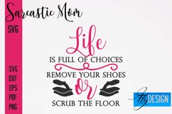 Sarcastic Mom SVG Bundle|Sassy Quotes SVG Design|Mum SVG v.1 Product Image 7
