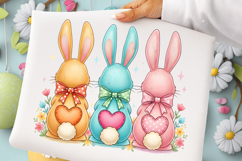 Happy Easter Bunny Sublimation Png Product Image 1