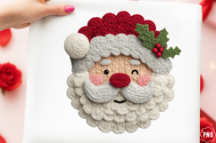 Yarn Crochet Christmas Png Santa Png Product Image 1
