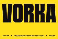 VORKA - Headline Display Typeface Product Image 1
