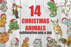 Christmas Animals Sublimation Bundle Product Image 2