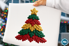 Crochet Yarn Christmas Tree PNG sublimation Bundle/31 design Product Image 8