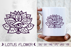 Lotus Flower Svg Cut File. Mandala Tattoo Png Clipart. Product Image 1