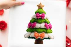 Crochet Yarn Christmas Tree PNG, Christmas Tree PNG, Tree Product Image 1