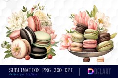 Watercolor Green Spring Clipart, Sublimation PNG Product Image 1