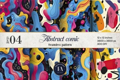 Pop Art Digital Paper |Comic Book Background Product Image 1