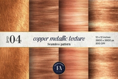 Copper Metallic Texture | Brushed Foil Background Product Image 1