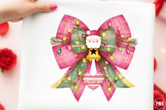 Gingerbread Coquette Bow Christmas PNG Product Image 1