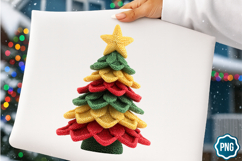 Crochet Yarn Christmas Tree PNG sublimation Bundle/31 design Product Image 13