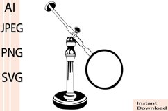 Magnifying Glass Svg/Png/Jpg/Ai/Investigation Svg/Detective Product Image 1