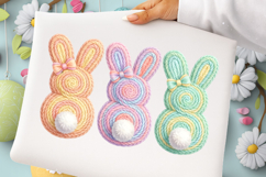 Yarn Crochet Easter Bunny PNG, Bunny PNG Product Image 1