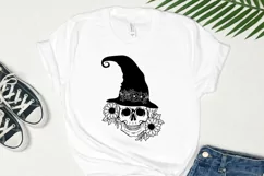 Floral Skull Svg Skull Flower Svg Halloween Svg Skull Svg Product Image 2