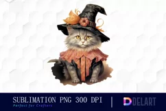 Watercolor Victorian Halloween PNG Clipart Clipart Product Image 1