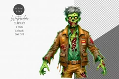 Halloween clipart, Zombie clipart, Autumn clipart Product Image 1