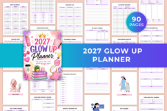 2027 Glow Up Planner | Self-Care, Wellness &amp; Personal Growth Product Image 1