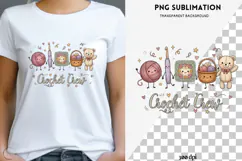 Crochet besties png design for T-shirts Product Image 1
