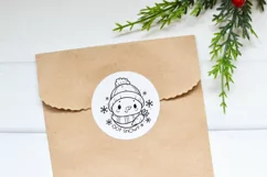 Cute baby snowman face. SVG, PNG, EPS. Cut file. Product Image 2