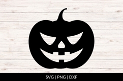 Sinister Jack O Lantern Pumpkin SVG Product Image 1