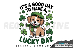 St Patrick's Day Dog PNG, St Patrick's Day Sublimation PNG Product Image 1