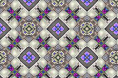 Abstract symmetrical background with geometric ornament. Product Image 1