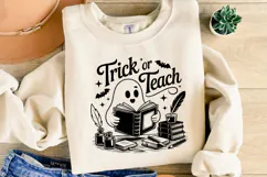 Trick or Teach Svg | Halloween Svg | Shirt Svg Product Image 2