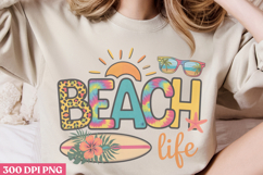 Beach Life PNG, Hello Summer Sublimation PNG Product Image 1