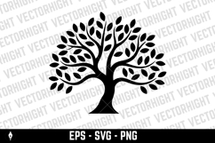 Olive tree silhouette icon. Design element for logo, label, Product Image 1