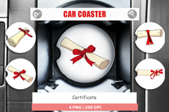 Car Coaster Certificate Product Image 1
