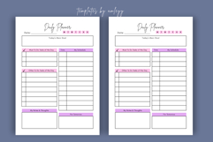 Aesthetic Daily Planner Template | Minimalist Productivity Product Image 1