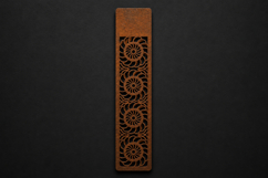 Intricate Spiral Mandala Laser Cut Wooden Bookmark for Book Product Image 1