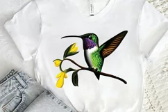 Watercolor Cute Hummingbird PNG Clipart Product Image 2