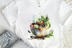 Watercolor Bowl Healthy PNG Clipart Product Image 2