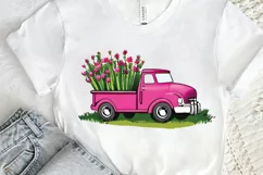 Watercolor Vintage Truck PNG Clipart Product Image 2