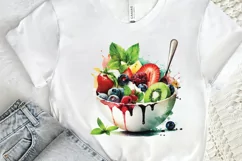 Watercolor Bowl Healthy PNG Clipart Product Image 2