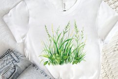 Grass Watercolor Sublimation PNG Clipart Product Image 2